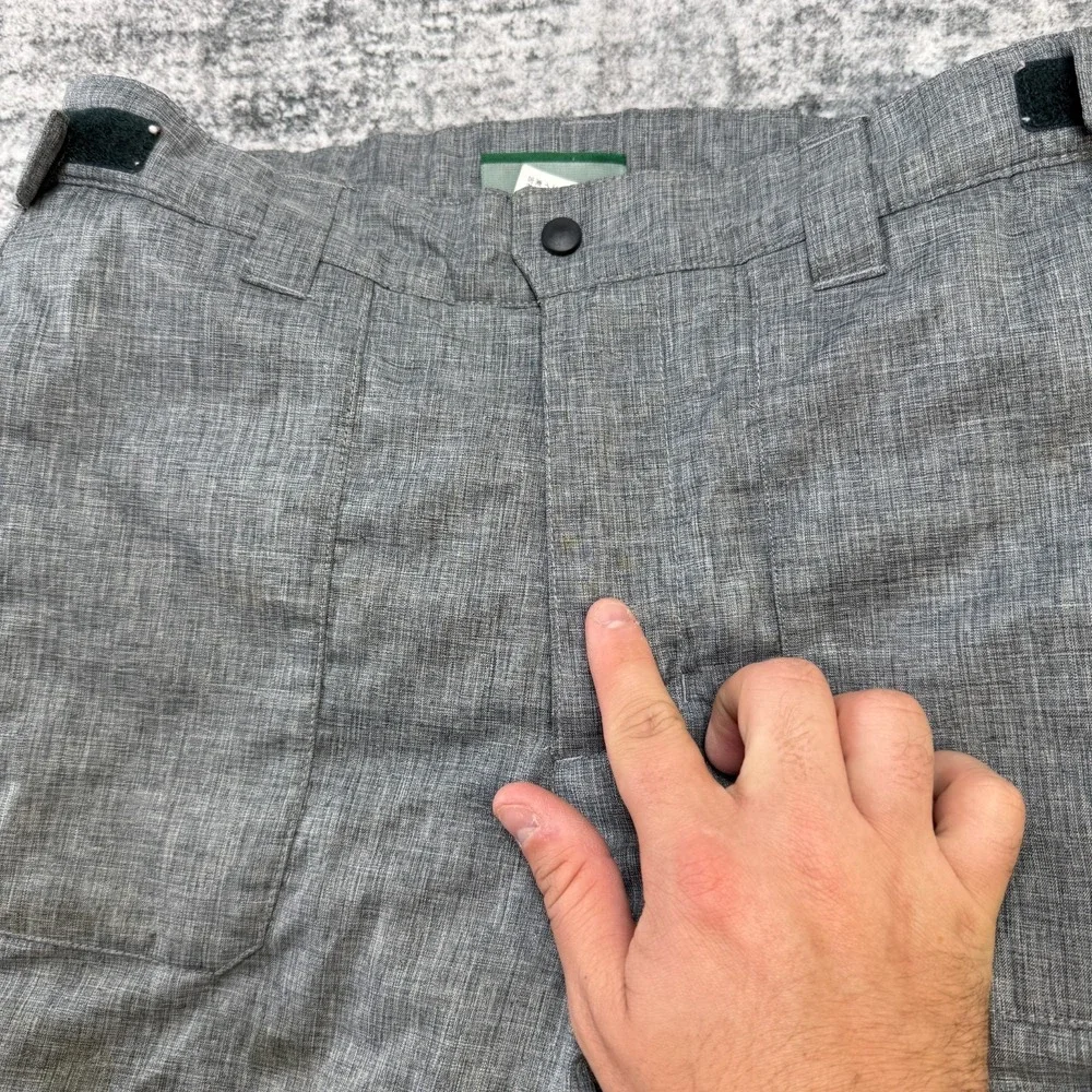 LL Bean Snow Pants‎ Kids Youth 14 Gray Insulated Adjustable Waist Ski Snowboard